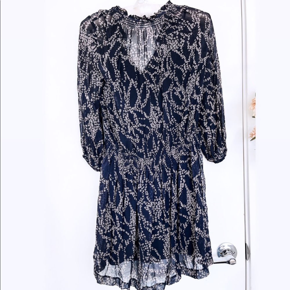 Club Monaco Navy Blue Mini Dress - Size Small